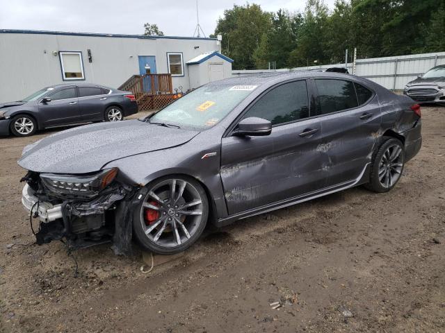 19UUB2F62JA008908 - 2018 ACURA TLX TECH+A GRAY photo 1