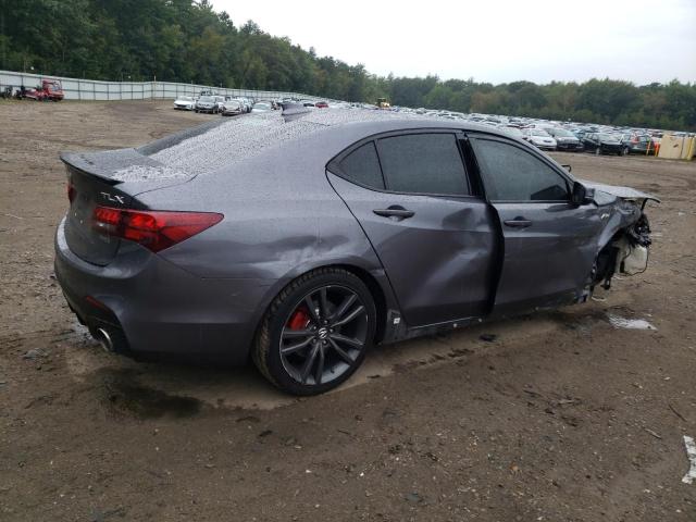 19UUB2F62JA008908 - 2018 ACURA TLX TECH+A GRAY photo 3