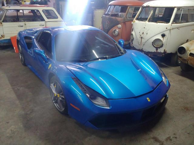 ZFF80AMA5H0225989 - 2017 FERRARI 488 SPIDER BLUE photo 1