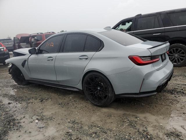 WBS33AY07NFM54337 - 2022 BMW M3 COMPETITION GRAY photo 2