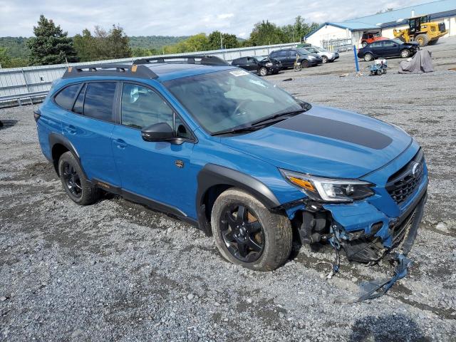 4S4BTGUD7N3242419 - 2022 SUBARU OUTBACK WILDERNESS BLUE photo 4