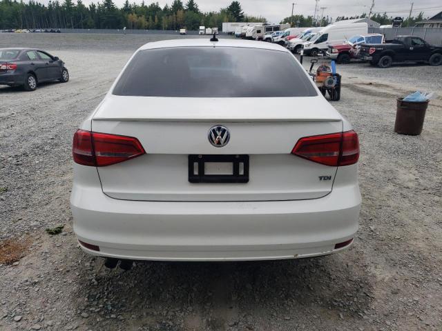 3VW3A7AJ9FM333438 - 2015 VOLKSWAGEN JETTA TDI WHITE photo 6