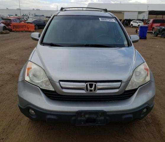 JHLRE48737C003987 - 2007 HONDA CR-V EXL GRAY photo 5