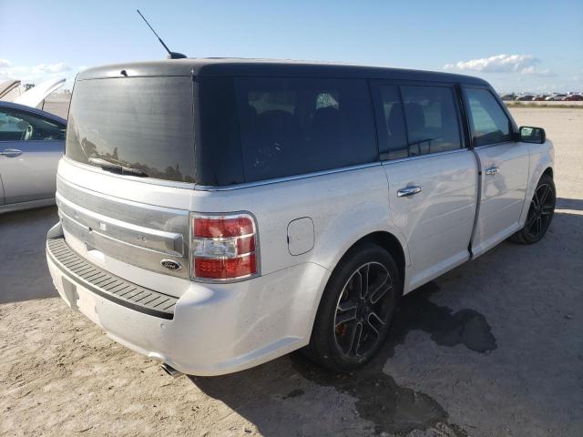 2FMGK5D88DBD27266 - 2013 FORD FLEX LIMITED WHITE photo 3