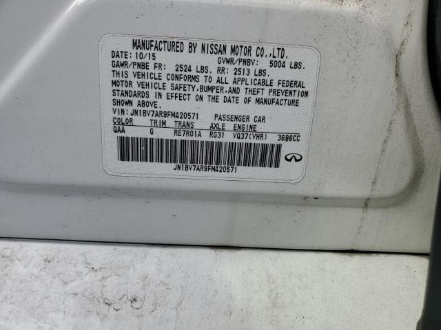 JN1BV7AR9FM420571 - 2015 INFINITI Q50 BASE Ağ foto 12