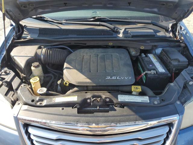 2A4RR8DG8BR714626 - 2011 CHRYSLER TOWN & COU TOURING L BLUE photo 12