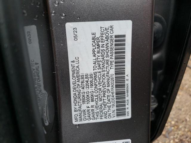 19UDE4H61RA002870 - 2024 ACURA INTEGRA A-SPEC TECH GRAY photo 13