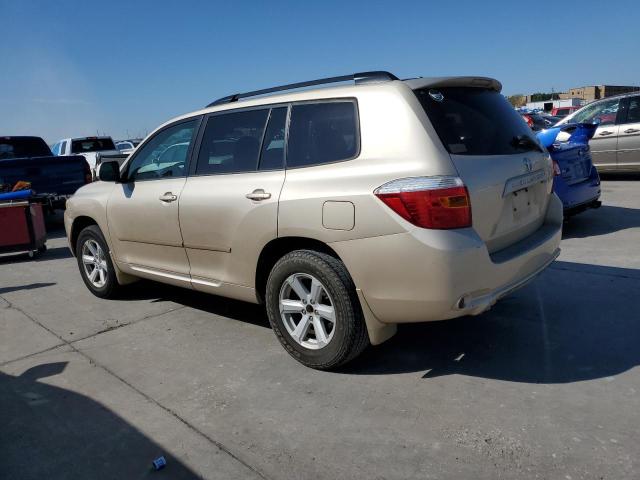 5TDKK3EH9AS013265 - 2010 TOYOTA HIGHLANDER SE TAN photo 2