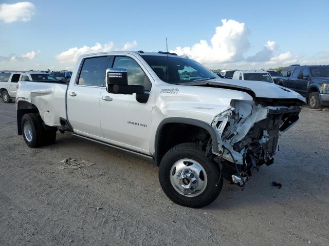 1GC4YVEY3NF333058 - 2022 CHEVROLET SILVERADO K3500 HIGH COUNTRY WHITE photo 4