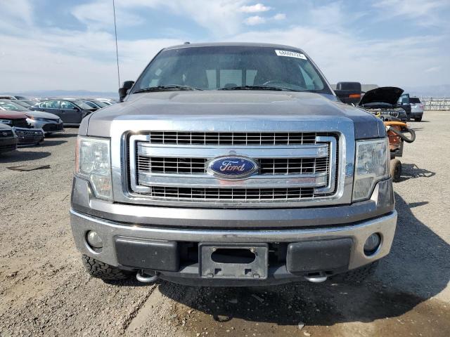 1FTFW1EF9EKE47854 - 2014 FORD F150 SUPERCREW GRAY photo 5