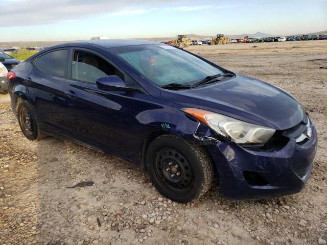 5NPDH4AE7BH011322 - 2011 HYUNDAI ELANTRA GLS BLUE photo 4