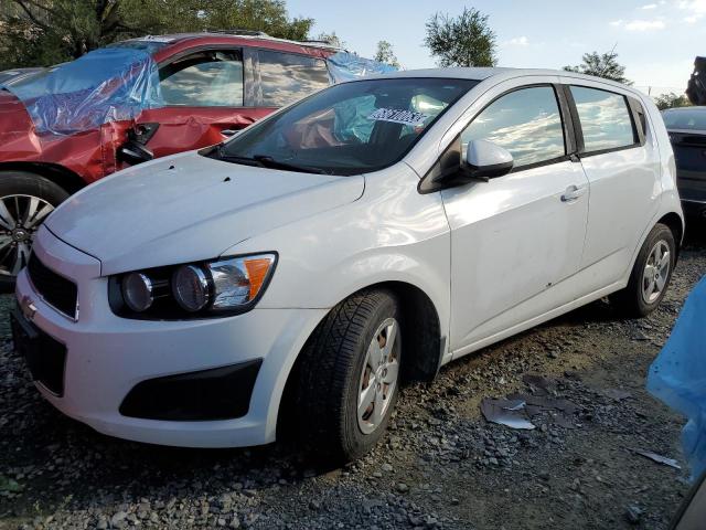 1G1JA6SHXE4133297 - 2014 CHEVROLET SONIC LS WHITE photo 1