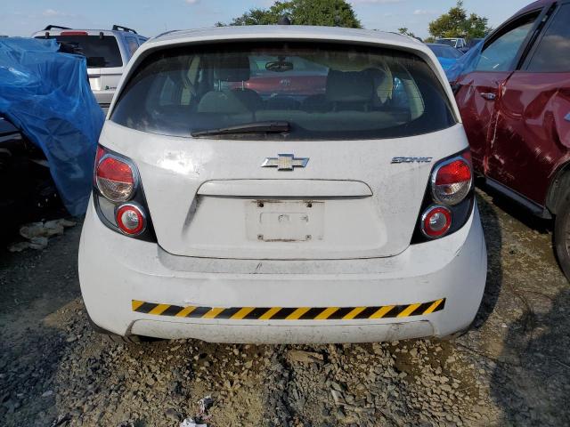 1G1JA6SHXE4133297 - 2014 CHEVROLET SONIC LS WHITE photo 6