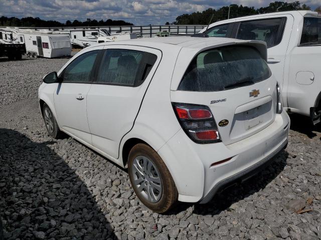 1G1JG6SB5L4122392 - 2020 CHEVROLET SONIC WHITE photo 2