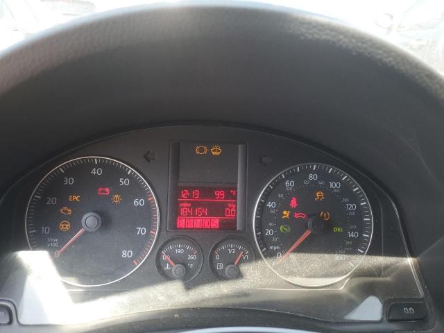 3VWEF71K27M196234 - 2007 VOLKSWAGEN JETTA WOLFSBURG 黑色 照片 9