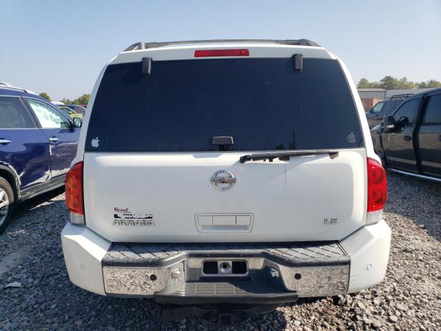 5N1AA08B24N736949 - 2004 NISSAN ARMADA SE WHITE photo 6