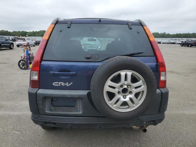 JHLRD78882C075466 - 2002 HONDA CR-V EX BLUE photo 6