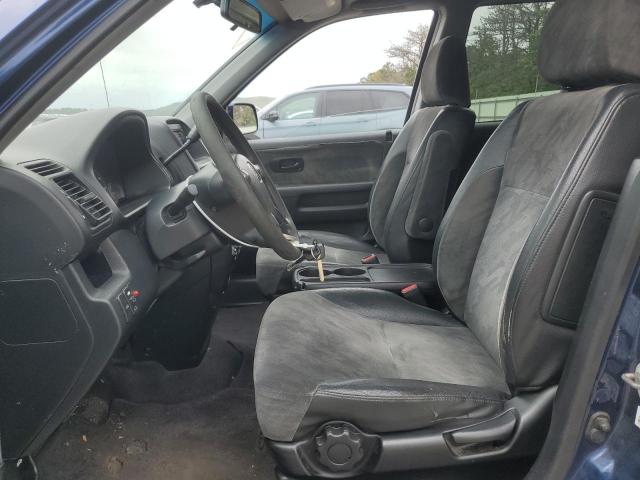 JHLRD78882C075466 - 2002 HONDA CR-V EX BLUE photo 7