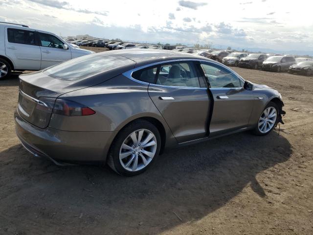 5YJSA1E2XGF129462 - 2016 TESLA MODEL S Ոսկեգույն լուսանկար 3