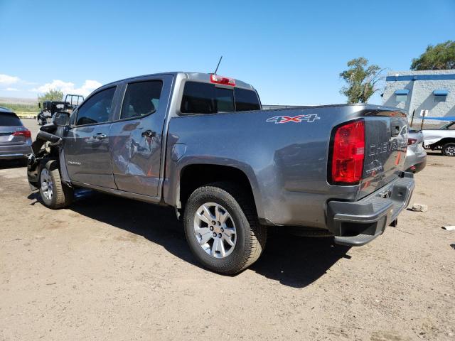 1GCGTCEN1M1139873 - 2021 CHEVROLET COLORADO LT GRAY photo 2