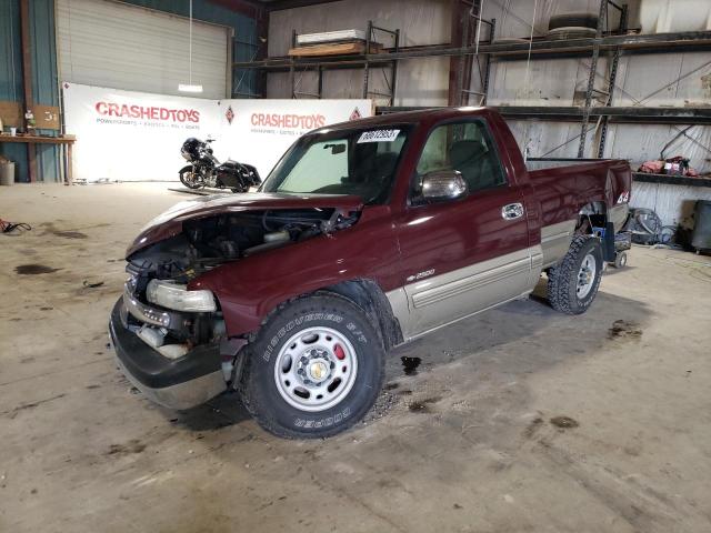 1GCGK24U2YE283159 - 2000 CHEVROLET SILVERADO K2500 MAROON photo 1