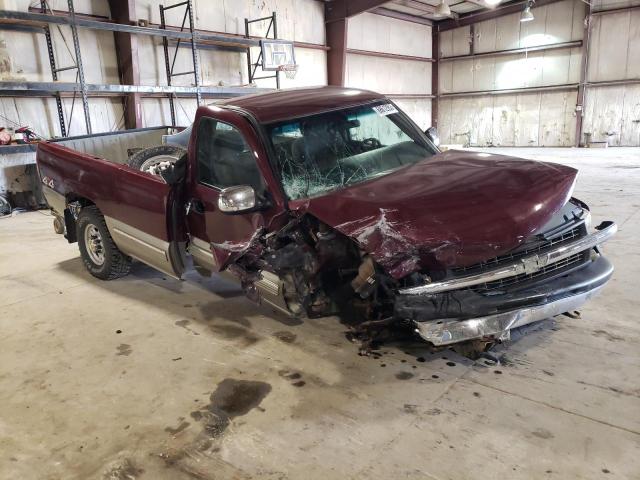 1GCGK24U2YE283159 - 2000 CHEVROLET SILVERADO K2500 MAROON photo 4