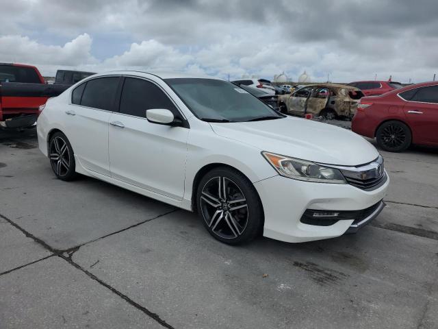 1HGCR2F55GA192863 - 2016 HONDA ACCORD SPORT თეთრი ფოტო 4