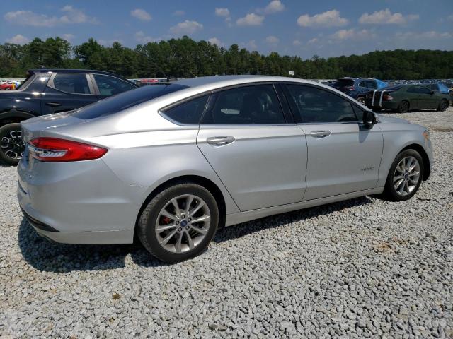 3FA6P0UU9HR268856 - 2017 FORD FUSION S HYBRID SILVER photo 3