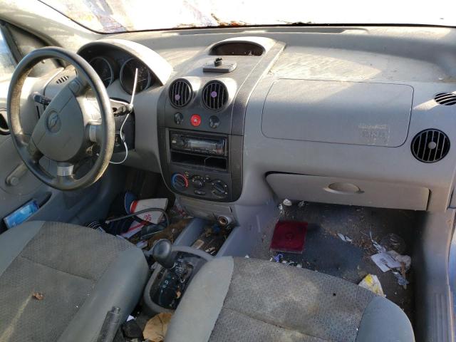 KL1TD52665B354852 - 2005 CHEVROLET AVEO BASE BLUE photo 8