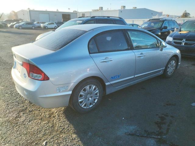 1HGFA46549L000629 - 2009 HONDA CIVIC GX SILVER photo 3