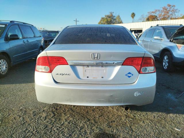 1HGFA46549L000629 - 2009 HONDA CIVIC GX SILVER photo 6