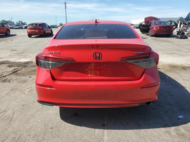 2HGFE2F57NH576621 - 2022 HONDA CIVIC SPORT 红色 照片 6
