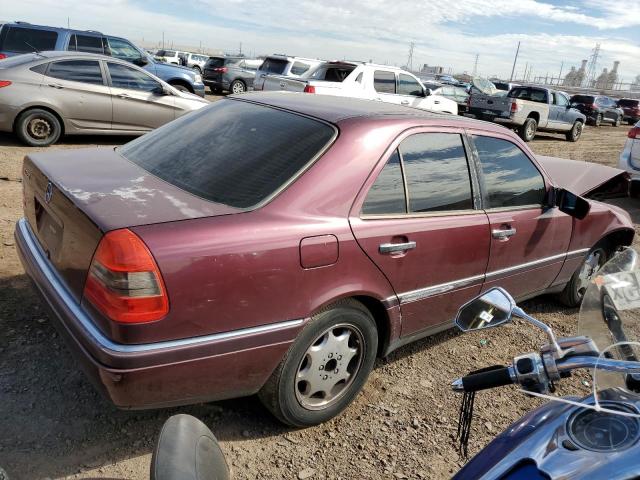 WDBHA22E4TF329112 - 1996 MERCEDES-BENZ C 220 BURGUNDY photo 3