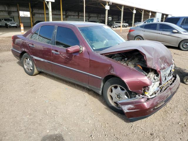 WDBHA22E4TF329112 - 1996 MERCEDES-BENZ C 220 BURGUNDY photo 4