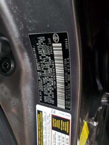 4T1BF1FK7FU474837 - 2015 TOYOTA CAMRY LE 灰色 照片 12