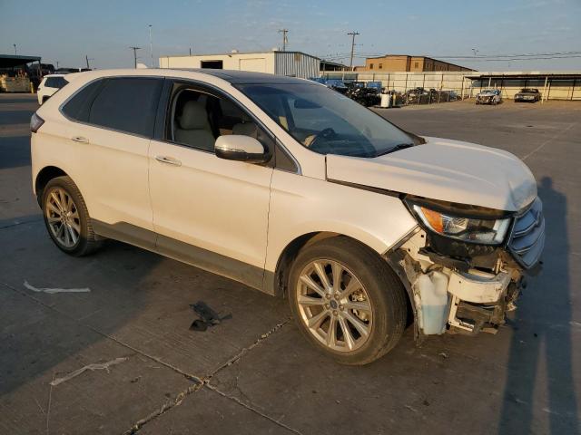 2FMPK4K83HBC70087 - 2017 FORD EDGE TITANIUM WHITE photo 4