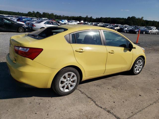 KNADM4A34G6611997 - 2016 KIA RIO LX YELLOW photo 3