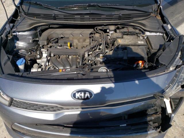 3KPA24AD3LE347941 - 2020 KIA RIO LX SILVER photo 11