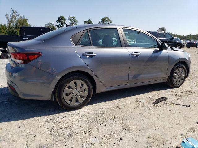 3KPA24AD3LE347941 - 2020 KIA RIO LX SILVER photo 3