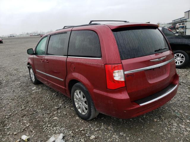 2C4RC1BG9DR559170 - 2013 CHRYSLER TOWN & COU TOURING ბურგუნდია ფოტო 2