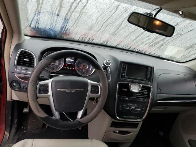 2C4RC1BG9DR559170 - 2013 CHRYSLER TOWN & COU TOURING ბურგუნდია ფოტო 8