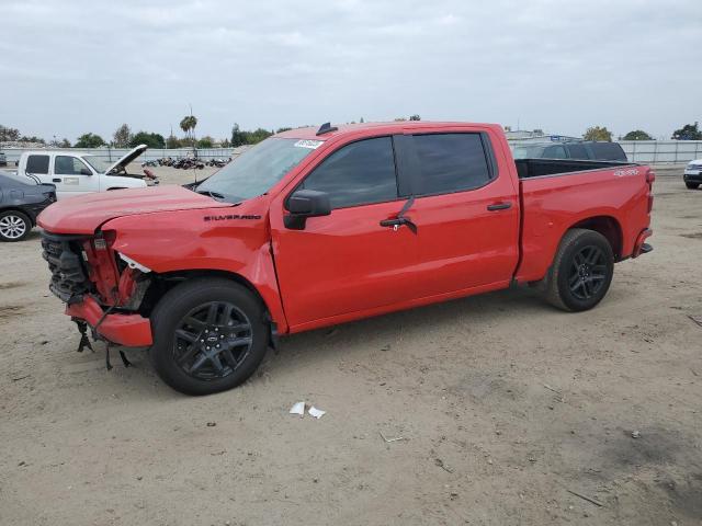 1GCPDBEK4NZ644435 - 2022 CHEVROLET SILVERADO K1500 CUSTOM RED photo 1