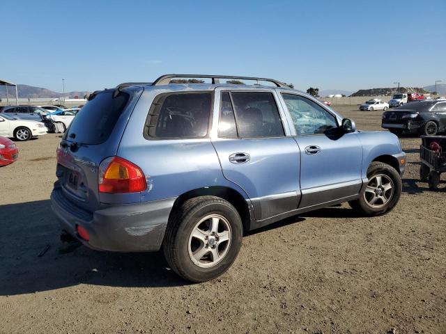 KM8SC13DX3U452597 - 2003 HYUNDAI SANTA FE G BLUE photo 3