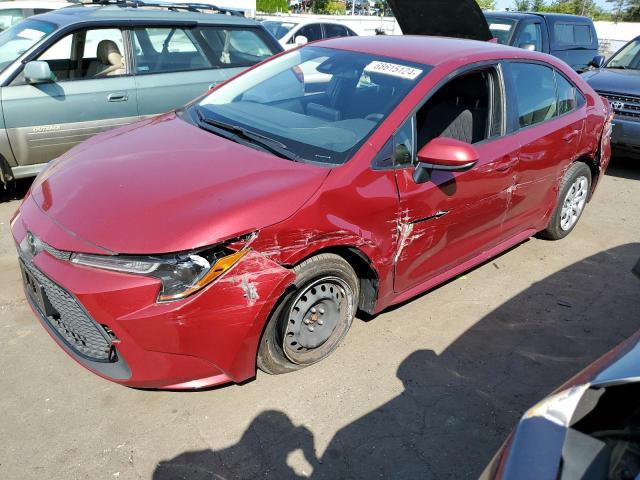 JTDEPMAE4NJ216275 - 2022 TOYOTA COROLLA LE RED photo 1