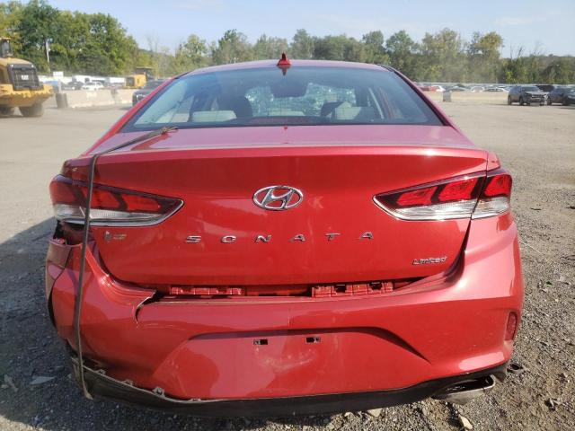 5NPE34AF4KH821177 - 2019 HYUNDAI SONATA LIMITED RED photo 6