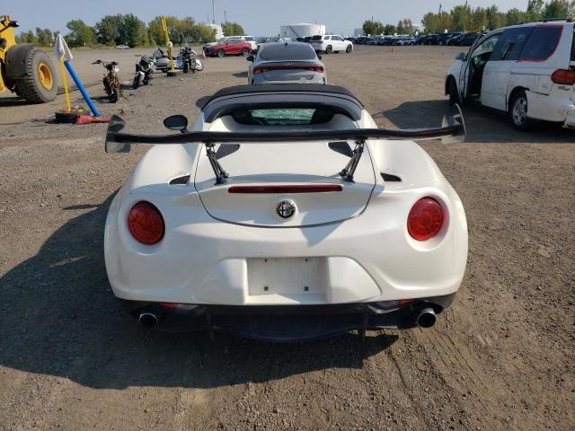 ZARBAAB46FM167238 - 2015 ALFA ROMEO 4C SPIDER WHITE photo 6