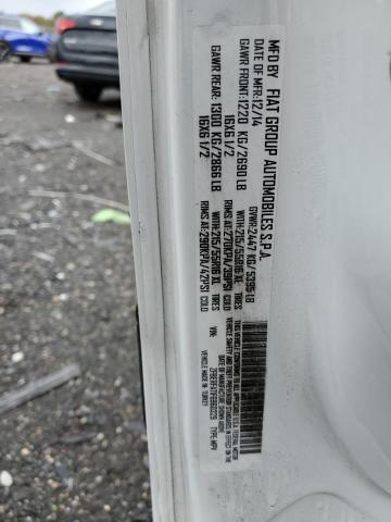 ZFBERFAT1F6960329 - 2015 RAM PROMASTER თეთრი ფოტო 13