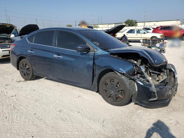 1N4AB7AP0DN900639 - 2013 NISSAN SENTRA S BLUE photo 4