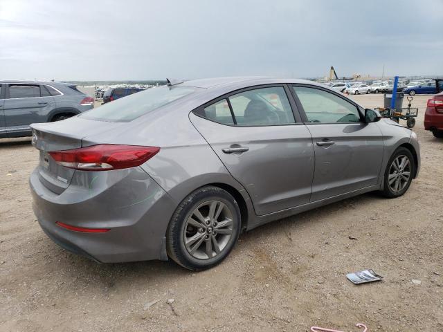 5NPD84LF2JH240205 - 2018 HYUNDAI ELANTRA SEL GRAY photo 3