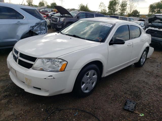 1B3CC4FB2AN234439 - 2010 DODGE AVENGER SXT WHITE photo 1